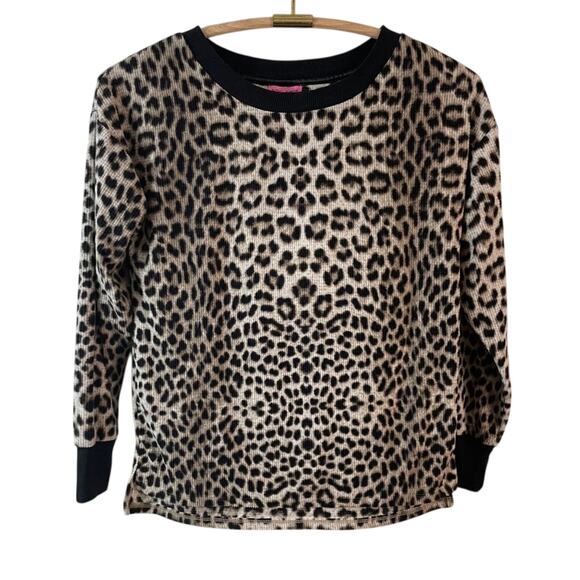Betsey Johnson Animal Print Top Size Small - Picture 1 of 8